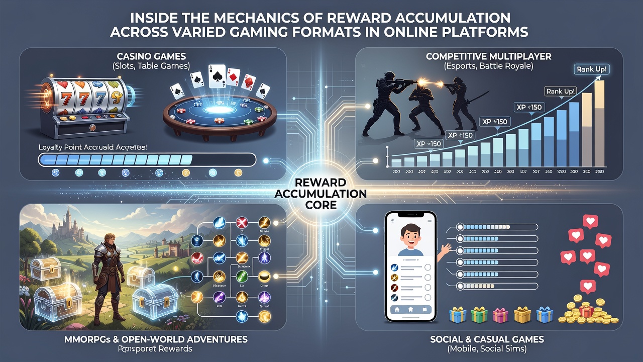 Close-up view of loyalty tier progression dashboard displaying accumulated rewards from slots transitioning into live dealer and VIP sections
