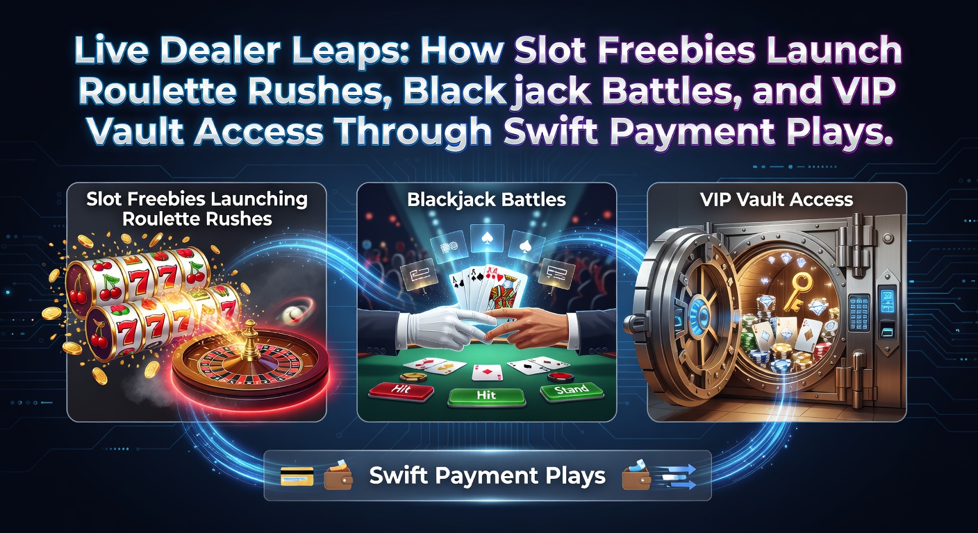 Vibrant live dealer setup showing roulette wheel spinning amid slot machine lights and player interfaces blending digital and real-time action