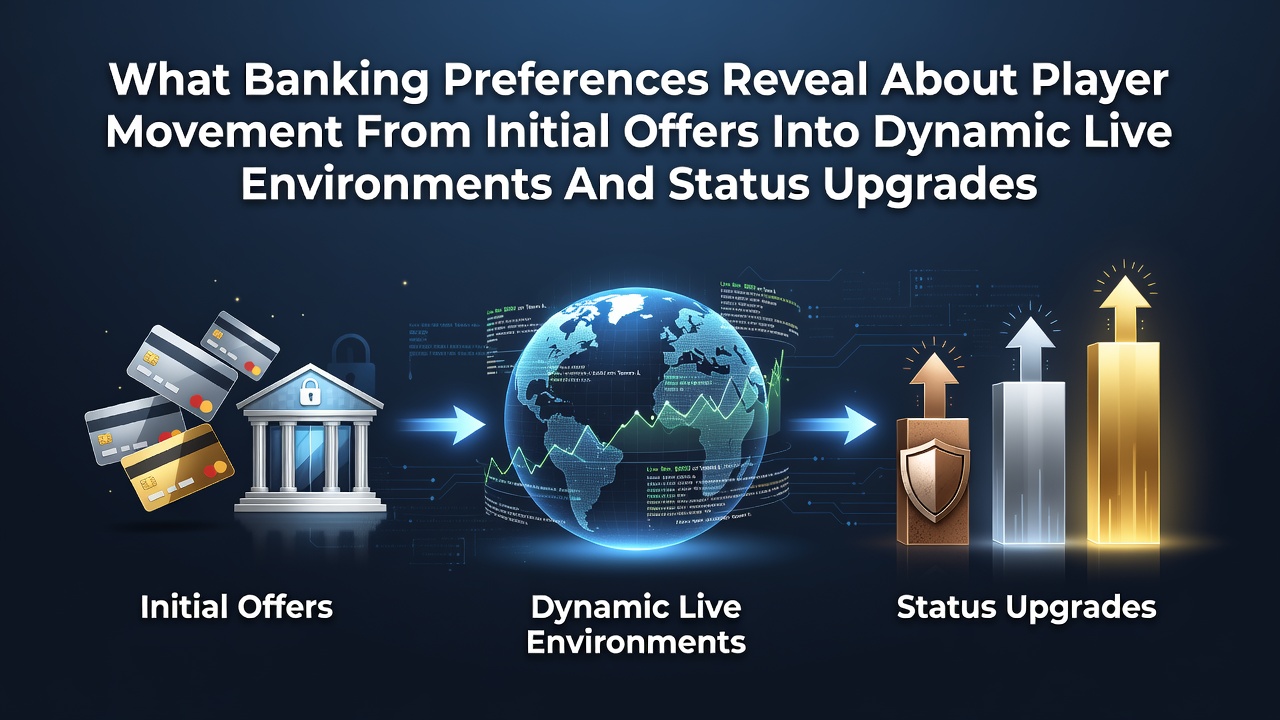 Banking preferences and player progression from bonuses to live casino environments